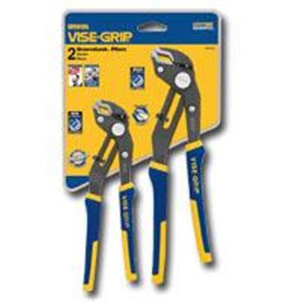 Irwin Vise Grip VGP2078709 2 Pc GrooveLock Pliers Clamshell Set VGP2078709